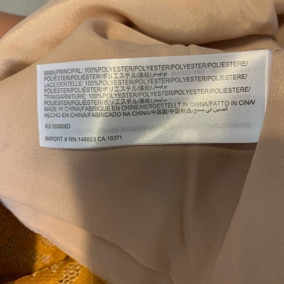 Keepsake Every Way Golden Yellow Strapless Lace - Picture 7 of 7